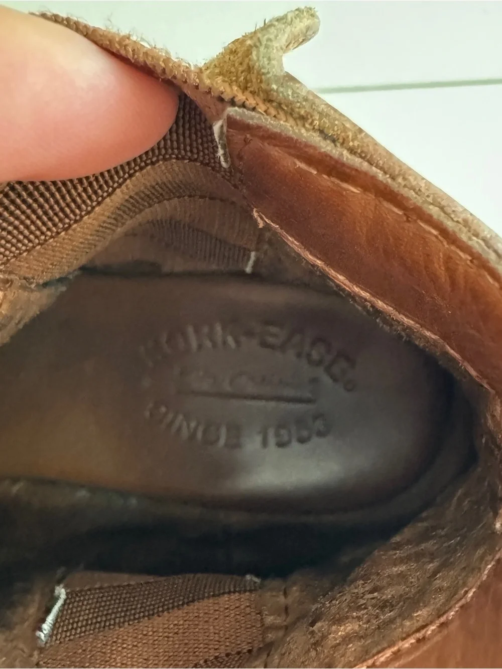 Kork-Ease Mindo Ankle Boots Cognac Brown Size 7